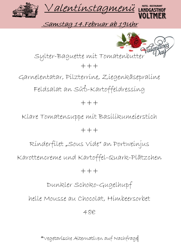 Sous-Vide Menükarte